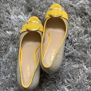 Nine West Heels - Yellow & Taupe
